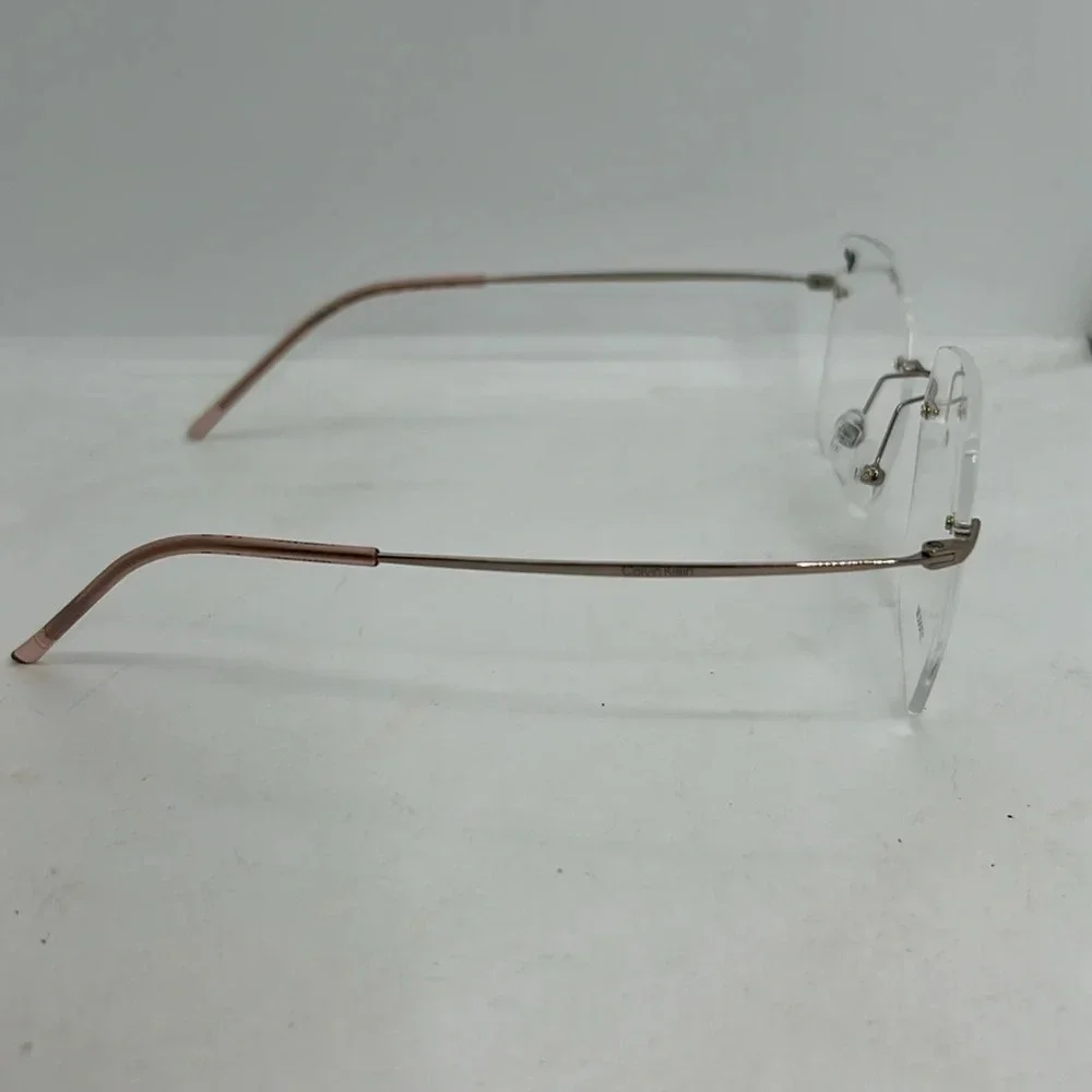 Calvin Klein CK22125TC Unisex Eyeglasses Frames 55-17-150 Rimless NWT - Picture 6 of 7